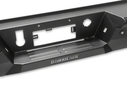 Barricade HD4 Tubular Rear Bumper with LED Fog Lights (20-26 Silverado 2500 HD)
