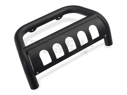 Barricade 3-Inch Bull Bar with Skid Plate; Textured Black (10-18 Jeep Wrangler JK)