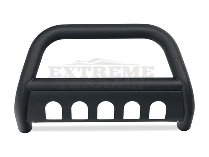 Barricade 3-Inch Bull Bar with Skid Plate; Textured Black (10-18 Jeep Wrangler JK)