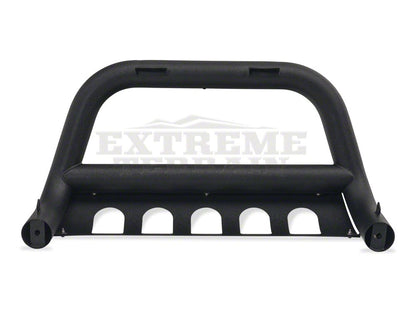 Barricade 3-Inch Bull Bar with Skid Plate; Textured Black (10-18 Jeep Wrangler JK)