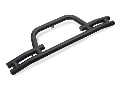 Barricade Tubular Front Bumper with Winch Cutout; Textured Black (18-25 Jeep Wrangler JL)