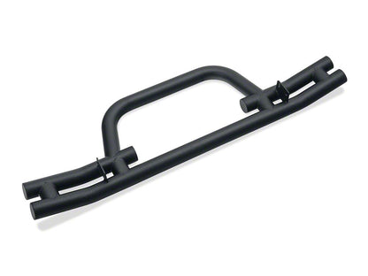 Barricade Tubular Front Bumper with Winch Cutout; Textured Black (18-25 Jeep Wrangler JL)