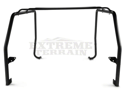 Barricade Roof Rack; Textured Black (87-95 Jeep Wrangler YJ)