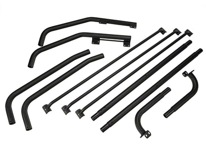 Barricade Roof Rack; Textured Black (97-06 Jeep Wrangler TJ, Excluding Unlimited)