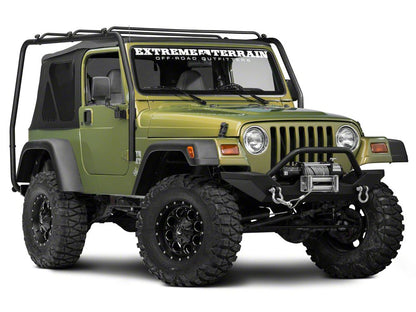 Barricade Roof Rack; Textured Black (97-06 Jeep Wrangler TJ, Excluding Unlimited)