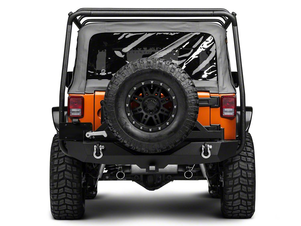 Barricade Roof Rack; Textured Black (07-18 Jeep Wrangler JK 4-Door)