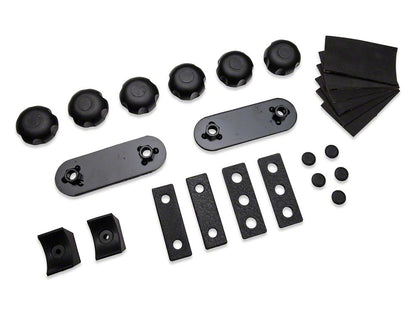 Barricade Roof Rack; Textured Black (07-18 Jeep Wrangler JK 2-Door)