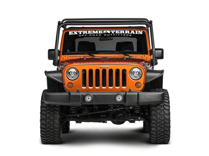 Barricade Roof Rack; Textured Black (07-18 Jeep Wrangler JK 2-Door)