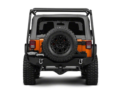 Barricade Roof Rack; Textured Black (07-18 Jeep Wrangler JK 2-Door)