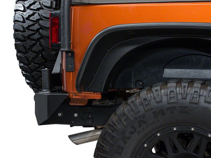 Barricade Roof Rack; Textured Black (07-18 Jeep Wrangler JK 2-Door)