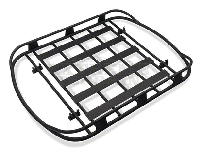 Barricade Roof Rack Basket; Textured Black (07-25 Jeep Wrangler JK & JL)