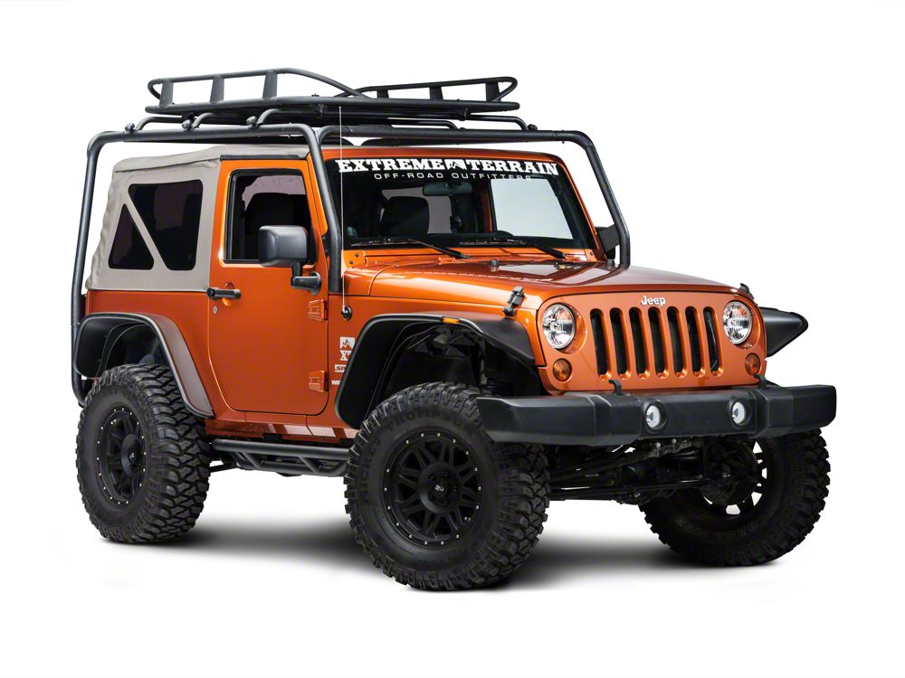 Barricade Roof Rack Basket; Textured Black (Universal; Some Adaptation May Be Required)