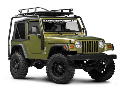 Barricade Roof Rack Basket; Textured Black (Universal; Some Adaptation May Be Required)
