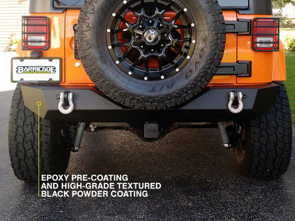 Barricade Trail Force HD Rear Bumper (07-18 Jeep Wrangler JK)