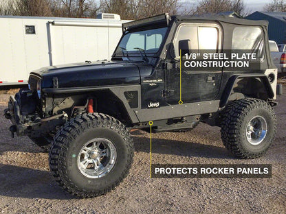 Barricade Rocker Guards (97-06 Jeep Wrangler TJ, Excluding Unlimited)