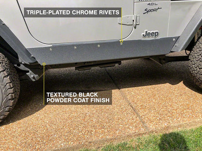 Barricade Rocker Guards (97-06 Jeep Wrangler TJ, Excluding Unlimited)