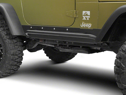 Barricade Rocker Guards with Steps (97-06 Jeep Wrangler TJ, Excluding Unlimited)