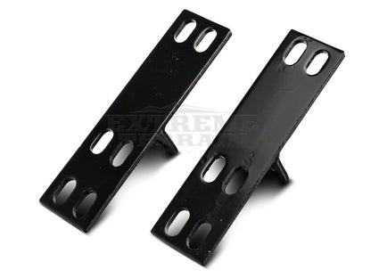 Barricade Double Tubular Rear Bumper with Receiver Hitch; Polished (76-06 Jeep CJ, Wrangler YJ & TJ)