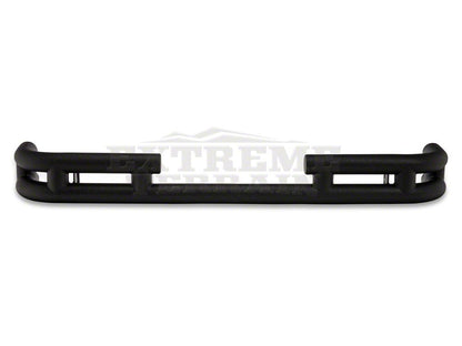 Barricade Rear Tubular Bumper with Wrap-Around; Textured Black (07-18 Jeep Wrangler JK)