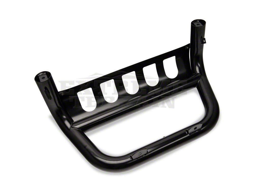 Barricade 3-Inch Bull Bar with Skid Plate; Gloss Black (10-18 Jeep Wrangler JK)
