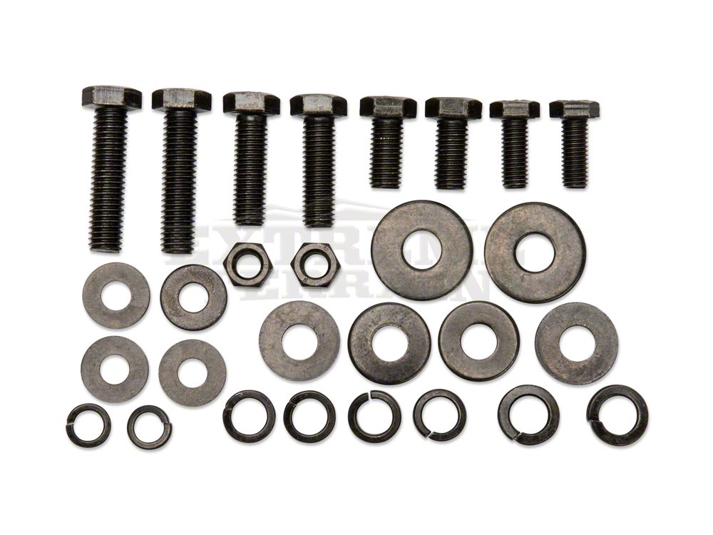 Barricade 3-Inch Bull Bar with Skid Plate; Gloss Black (10-18 Jeep Wrangler JK)