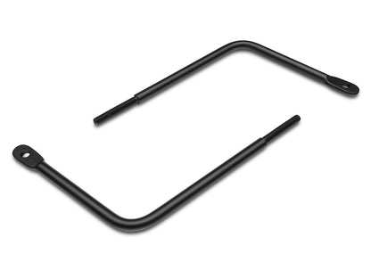 Barricade Rectangular Adventure Mirrors; Textured Black (07-25 Jeep Wrangler JK & JL)