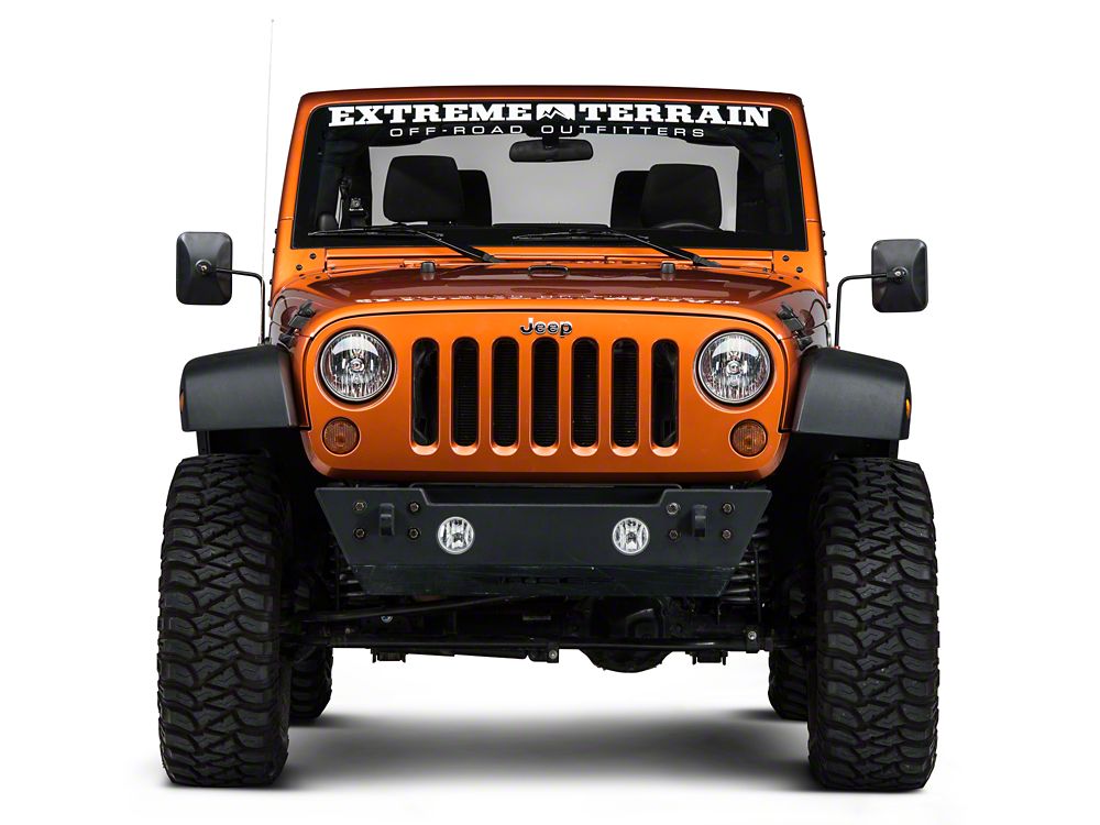 Barricade Rectangular Adventure Mirrors; Textured Black (07-25 Jeep Wrangler JK & JL)