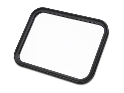 Barricade Rectangular Adventure Mirrors; Textured Black (07-25 Jeep Wrangler JK & JL)