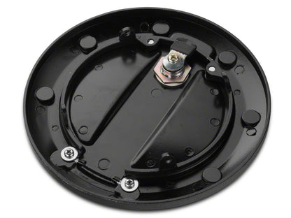Barricade Locking Fuel Door; Textured Black (07-18 Jeep Wrangler JK)