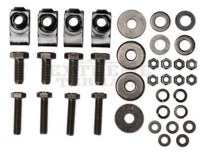 Barricade Rubi Rails; Textured Black (07-18 Jeep Wrangler JK 2-Door)