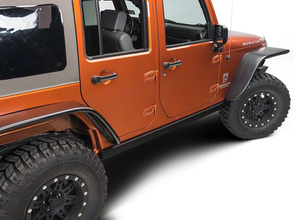Barricade Rubi Rails; Textured Black (07-18 Jeep Wrangler JK 4-Door)