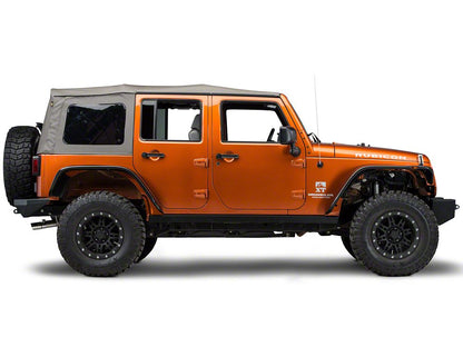 Barricade Rubi Rails; Textured Black (07-18 Jeep Wrangler JK 4-Door)