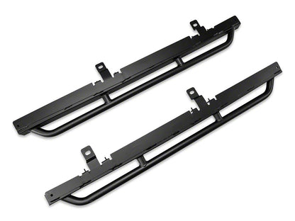 Barricade Enhanced Rubi Rails; Textured Black (07-18 Jeep Wrangler JK 2-Door)