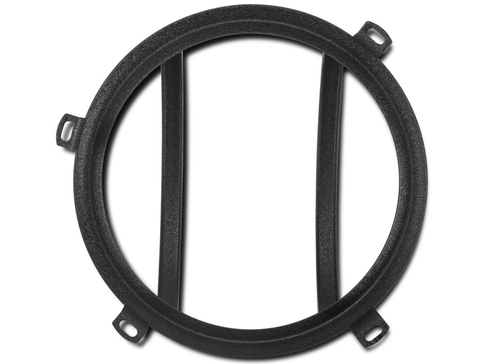 Barricade Headlight Guard; Textured Black (07-18 Jeep Wrangler JK)