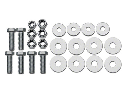 Barricade Front Skid Plate; Stainless Steel (10-18 Jeep Wrangler JK)