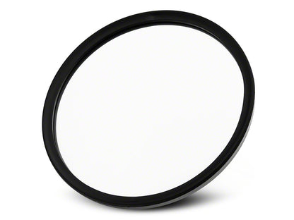 Barricade Round Adventure Mirrors; Textured Black (87-06 Jeep Wrangler YJ & TJ)