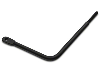 Barricade Round Adventure Mirrors; Textured Black (87-06 Jeep Wrangler YJ & TJ)