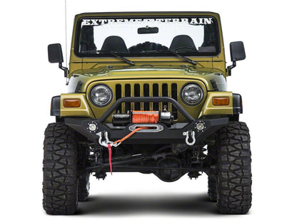 Barricade Trail Force HD Front Bumper with LED Lights (87-06 Jeep Wrangler YJ & TJ)