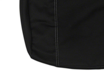 Barricade Custom Trailproof Front Seat Covers with Pockets; Black (07-18 Jeep Wrangler JK)