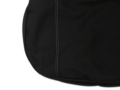 Barricade Custom Front Seat Covers with Pockets; Black (97-06 Jeep Wrangler TJ)