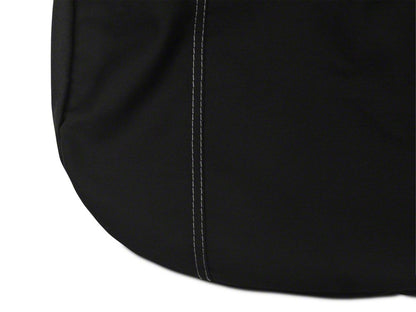 Barricade Custom Front Seat Covers with Pockets; Black (97-06 Jeep Wrangler TJ)