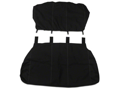 Barricade Custom Rear Seat Cover; Black (97-06 Jeep Wrangler TJ)