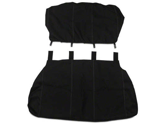 Barricade Custom Rear Seat Cover; Black (97-06 Jeep Wrangler TJ)