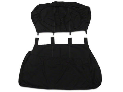 Barricade Custom Rear Seat Cover; Black (97-06 Jeep Wrangler TJ)