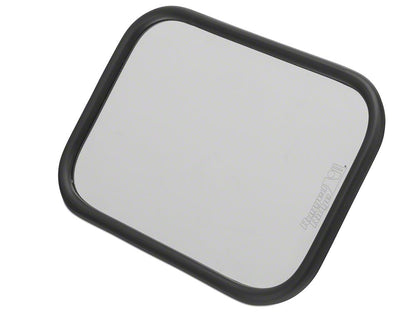 Barricade Quick Release Rectangular Mirrors; Textured Black (07-18 Jeep Wrangler JK)
