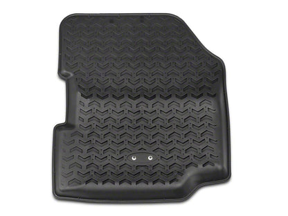 Barricade Front Floor Mats; Black (87-95 Jeep Wrangler YJ)