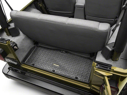Barricade Front, Rear and Cargo Floor Mats; Black (97-06 Jeep Wrangler TJ)