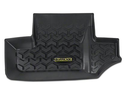 Barricade Front and Rear Floor Mats; Black (07-18 Jeep Wrangler JK 2-Door)