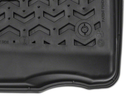 Barricade Front, Rear and Cargo Floor Mats; Black (11-18 Jeep Wrangler JK 2-Door)