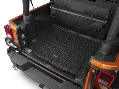 Barricade Front, Rear and Cargo Floor Mats; Black (11-18 Jeep Wrangler JK 2-Door)